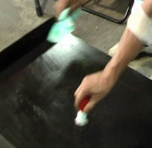 鉄板焼き機の整備状況